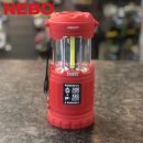 Ručná LED kemping baterka NEBO POPPY 300Lumen červená