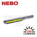 Baterka NEBO LIL Larry 250Lumen silver