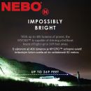Baterka NEBO MYCRO 400Lumen na prívesku RED