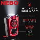 Baterka NEBO MYCRO 400Lumen na prívesku RED