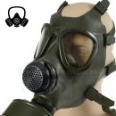 Rumunská vojenská plynová maska M74 s filtrom, nepoužívaná