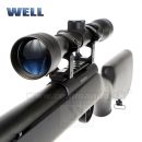 Airsoft Sniper Well MB03C Set 3-9x40 manual 6mm