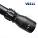 Airsoft Sniper Well MB03C Set 3-9x40 manual 6mm