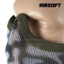 Obrázok 3. Maska Ventus V2 Skull Olive s kovovou mriežkou Ultimate Tactical
