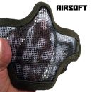 Obrázok 5. Maska Ventus V2 Skull Olive s kovovou mriežkou Ultimate Tactical