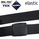 Opasok YKK® Schnalle Elastic Quick Rlease čierny 130cm