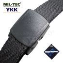 Opasok YKK® Schnalle Elastic Quick Rlease čierny 130cm