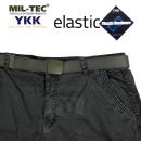 Opasok YKK® Schnalle Elastic Quick Rlease zelený 130cm