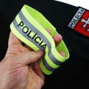 Reflexná páska Polícia na suchý zips