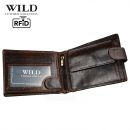 Peňaženka kožená WILD Things Only 5503 RFiD dark brown