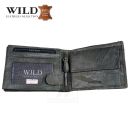 Peňaženka kožená WILD Things Only 5453 blue-grey