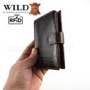 Peňaženka kožená WILD Things Only 5502 RFiD dark brown