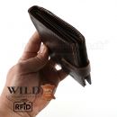 Peňaženka kožená WILD Things Only 5502 RFiD dark brown