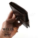 Peňaženka kožená WILD Things Only 5502 RFiD dark brown