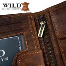 Peňaženka kožená WILD Things Only 5501 hnedá RFiD