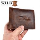 Peňaženka kožená WILD Things Only 5501 hnedá RFiD