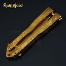 Rain Gold motýlik 02150 Balisong v zlatom