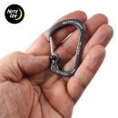 Karabínka SlideLock® 11kg #3 Aluminum Nite Ize® Carabiner Charcoal