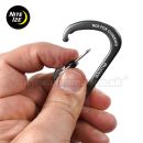 Karabínka SlideLock® 11kg #3 Aluminum Nite Ize® Carabiner Charcoal