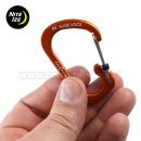 Karabínka SlideLock® 11kg #3 Aluminum Nite Ize® Carabiner Orange