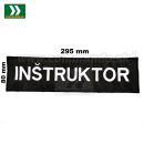 Nášivka Inštruktor so suchým zipsom 295x80mm