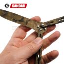 Motýlik Balisong N337 ML maskáčový zatvárací nôž Kandar®