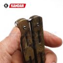 Motýlik Balisong N337 ML maskáčový zatvárací nôž Kandar®