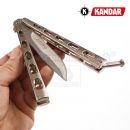 Motýlik Balisong N130 XL Silver Ghost zatvárací nôž Kandar®