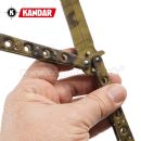 Motýlik Balisong N57 ML maskáčový zatvárací nôž Kandar®