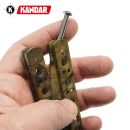 Motýlik Balisong N57 ML maskáčový zatvárací nôž Kandar®