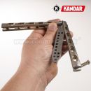 Motýlik Balisong N324 XL tréningový zatvárací nôž Kandar®