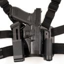 Stehenné puzdro na pištoľ Glock G17 pravé Leg Holster Royal®