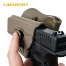 Glock Padlo ľavá strana puzdro Tan Wosport Holster