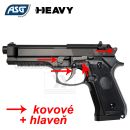 Airsoft Pistol M92F Heavy Weight Spring ASG 6mm