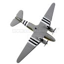 Model lietadla C-47 Skytrain Dakota D-Day 1/100 DieCast