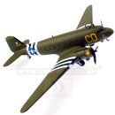 Model lietadla C-47 Skytrain Dakota D-Day 1/100 DieCast