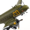 Model lietadla C-47 Skytrain Dakota D-Day 1/100 DieCast