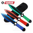 Vrhacie nože Kandar® ColorAttack set 3 kusy Throwing Knives N418