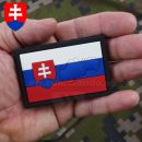 SLOVAKIA - SVK 3D nášivka PVC s obrysom hraníc