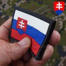 SLOVAKIA - SVK 3D nášivka PVC s obrysom hraníc