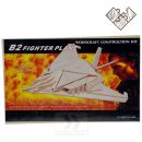 Drevené puzzle lietadla B2 Fighter Plane Woodcraft