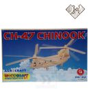 Drevené puzzle vrtuľník CH-47 Chinook Woodcraft