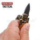 Survival Paracord Emergency multi náramok s nožom CAMO GOLD