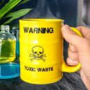 Warning TOXIC WASTE Hrnček porcelánový 500ml