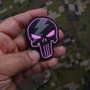 3D nášivka PVC PUNISHER Thunder pink