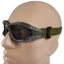 Taktické okuliare Compact s mriežkou OLIVE Wosport®