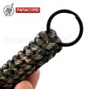 Carabiner Paracord Camo prívesok s krúžkom Barbaric®