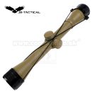 Puškohľad JS Tactical 4x32 Scope TAN Mil Dot + krúžky 21/22mm