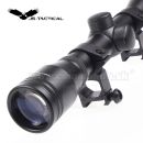 Puškohľad JS Tactical 4x32 Scope Mil Dot + krúžky 21/22mm