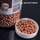 Borner BB Steel Shots Copper 1500ks oceľové broky 4,5mm